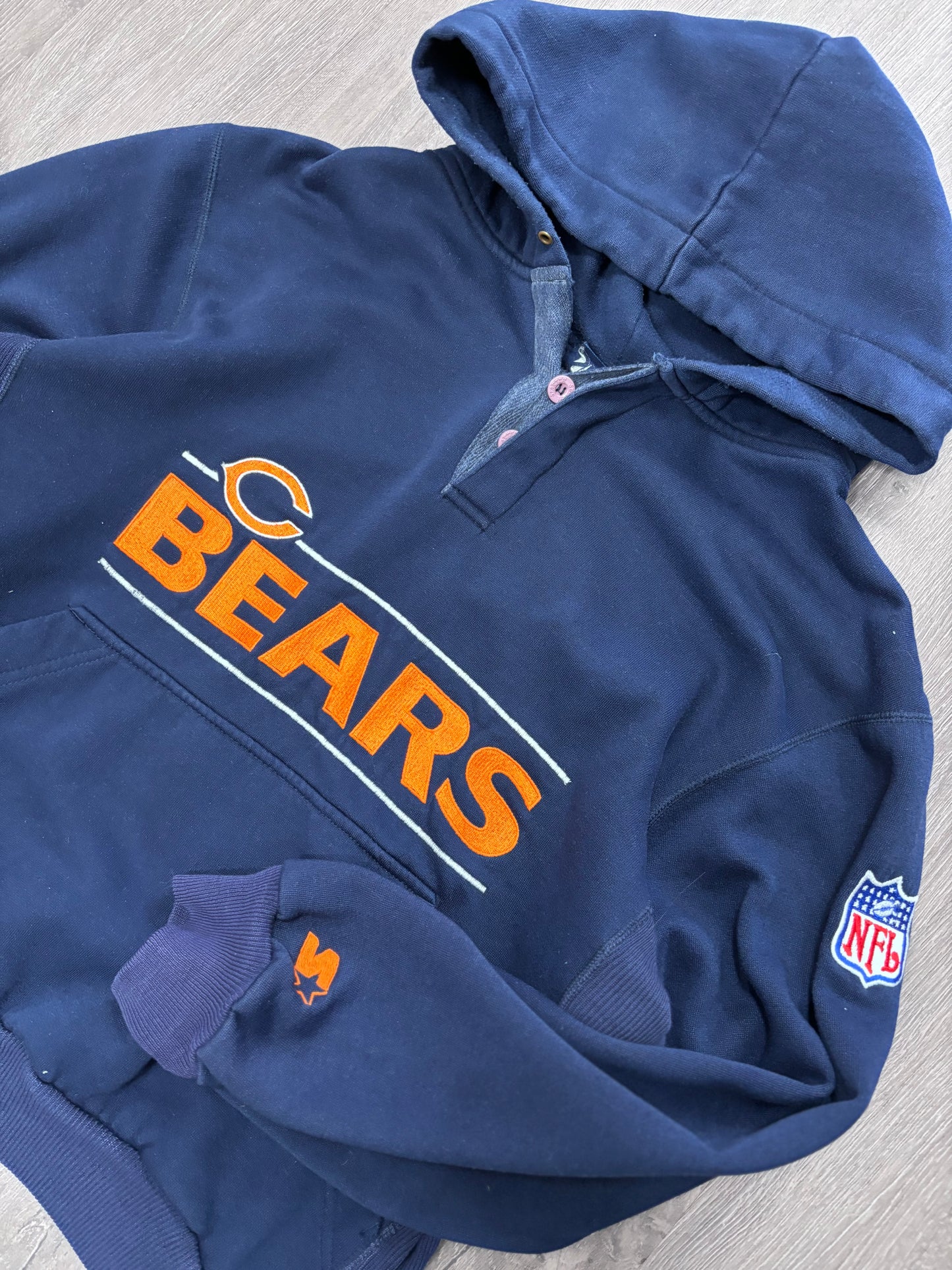 Vintage Starter Chicago Bear 1/4 Hoodie