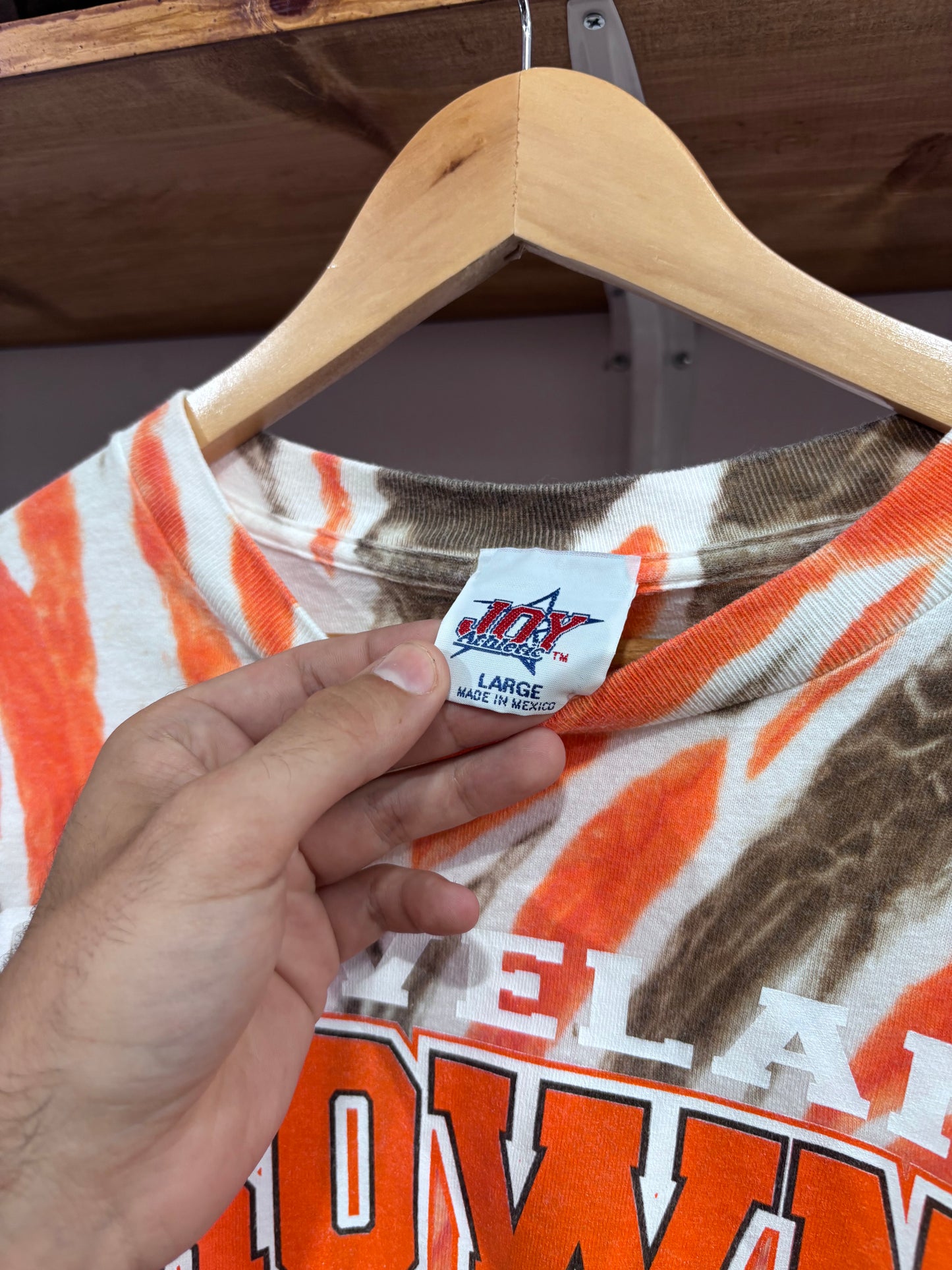 Vintage Cleveland Browns Tie Dye Tim Couch Long Sleeve