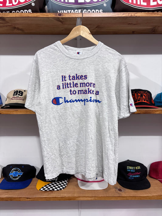 Vintage Champion Slogan Tee