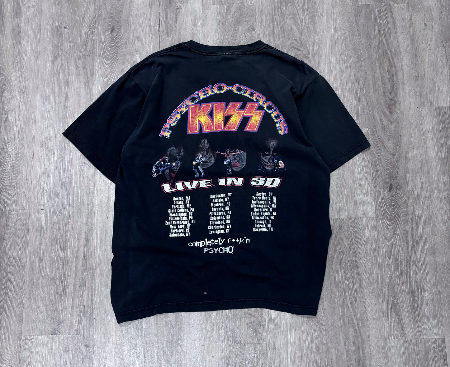 Vintage Kiss Psycho Circus ‘98 Tour Tee