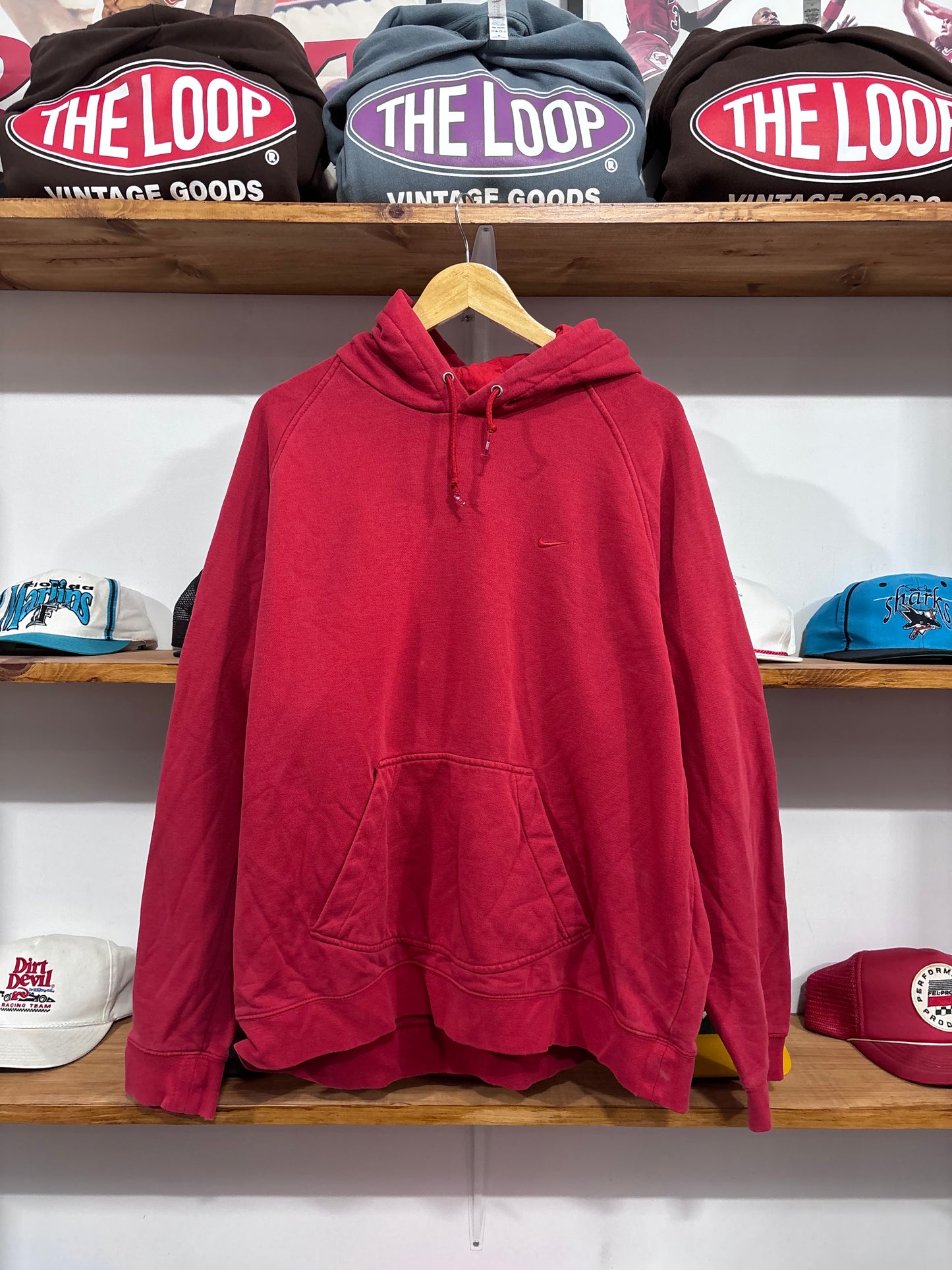 Vintage Nike Red Hoodie