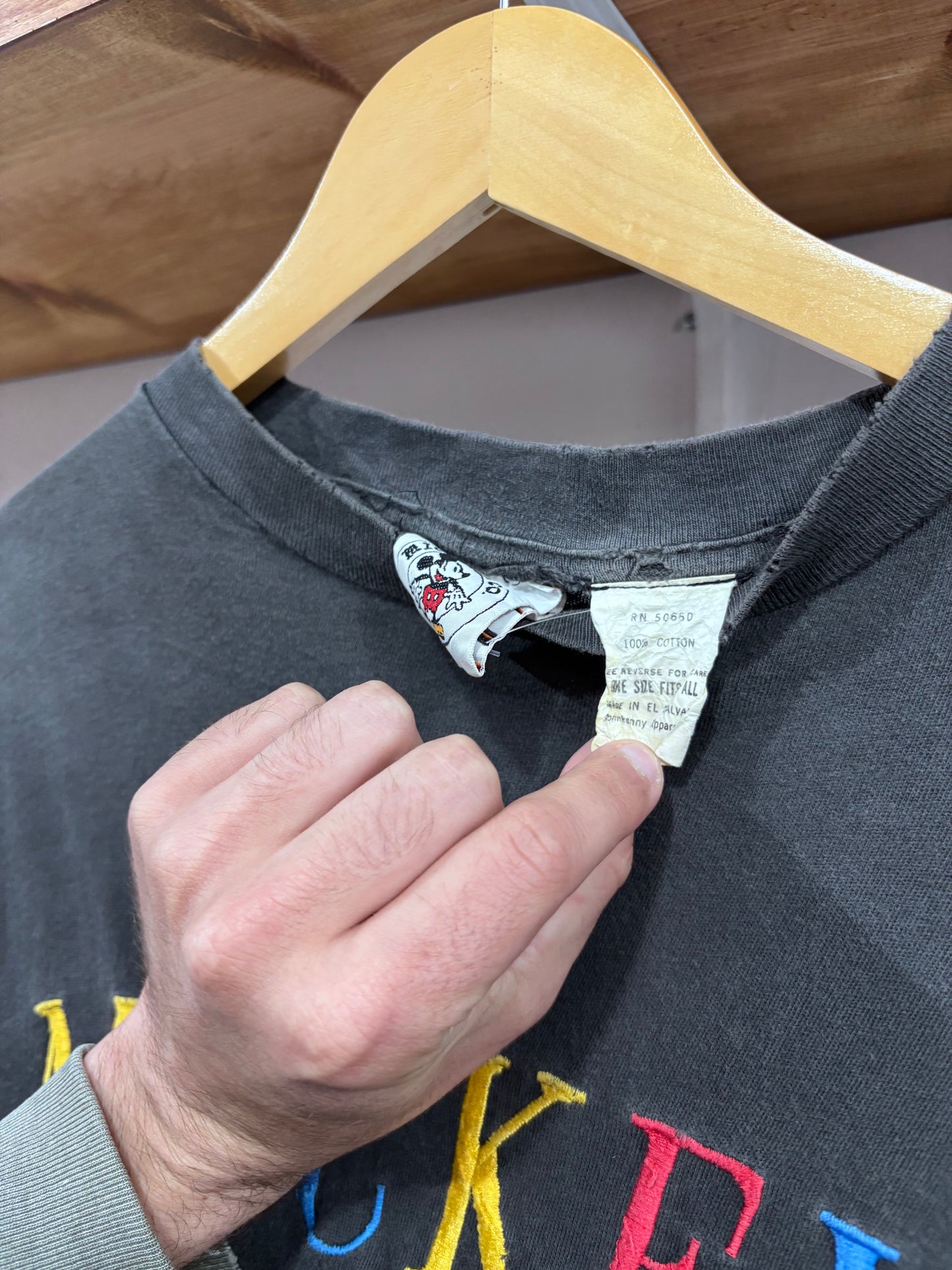 Vintage Mickey Mouse Distressed Tee