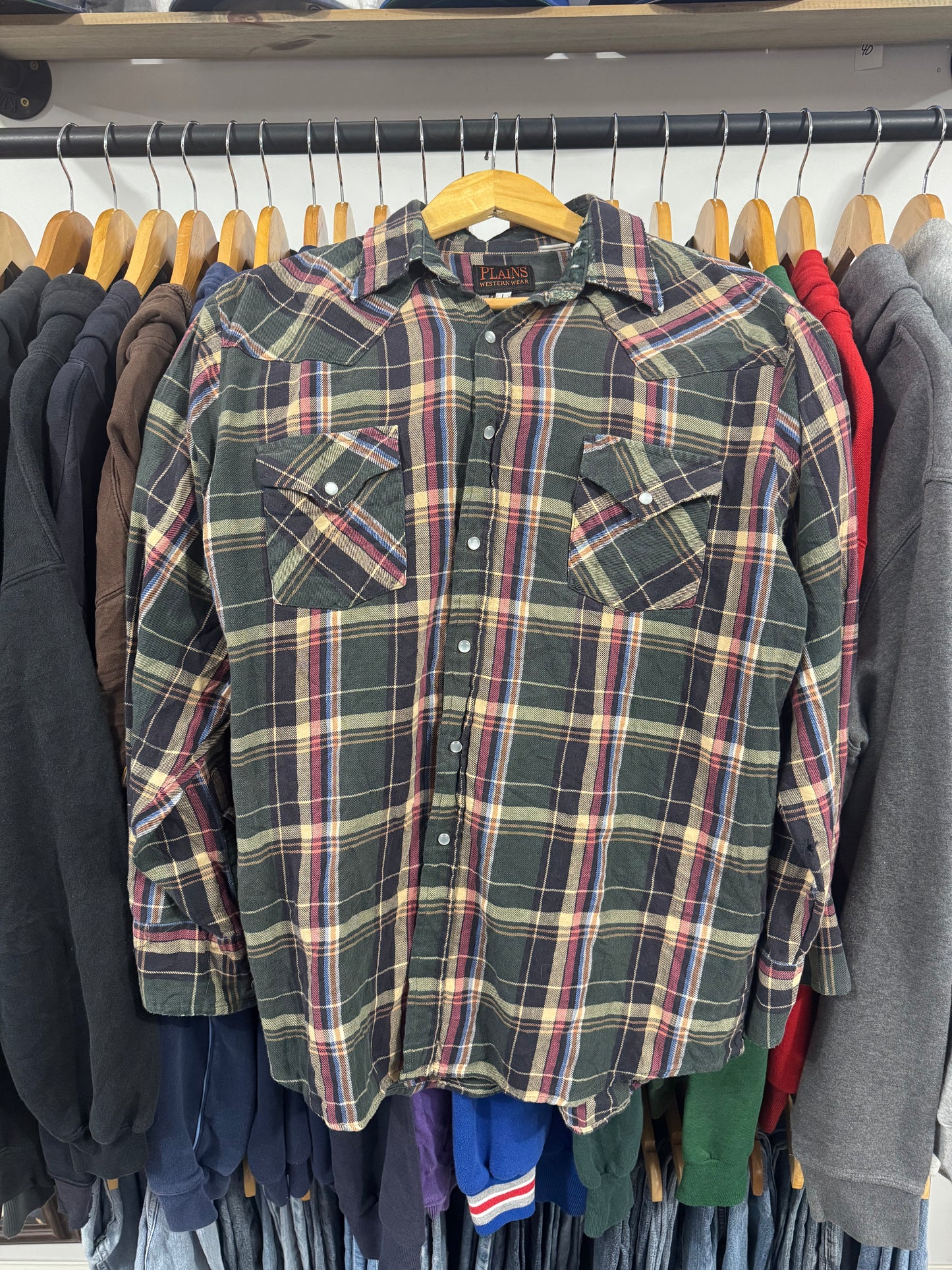 Vintage Pearl Snap Flannel