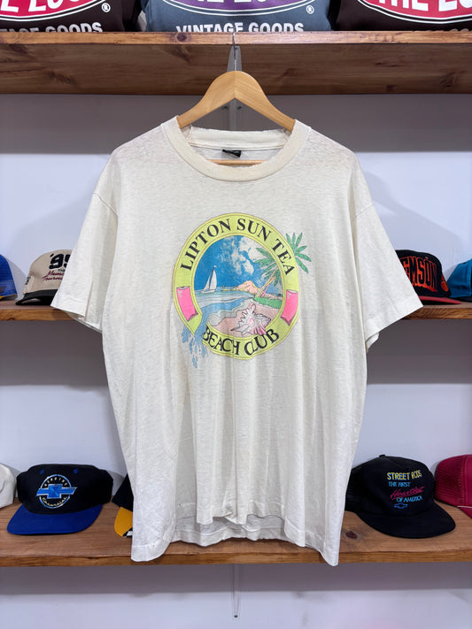 Vintage Lipton Sun Tea Beach Club Tee