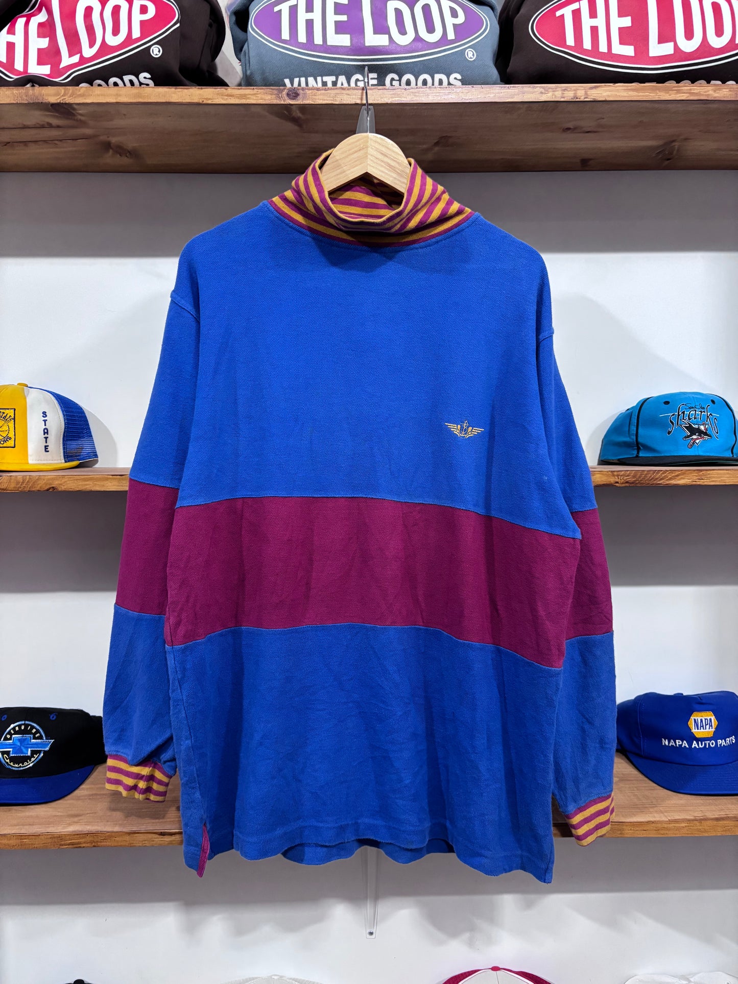 Vintage Dockers Sport Mock Neck