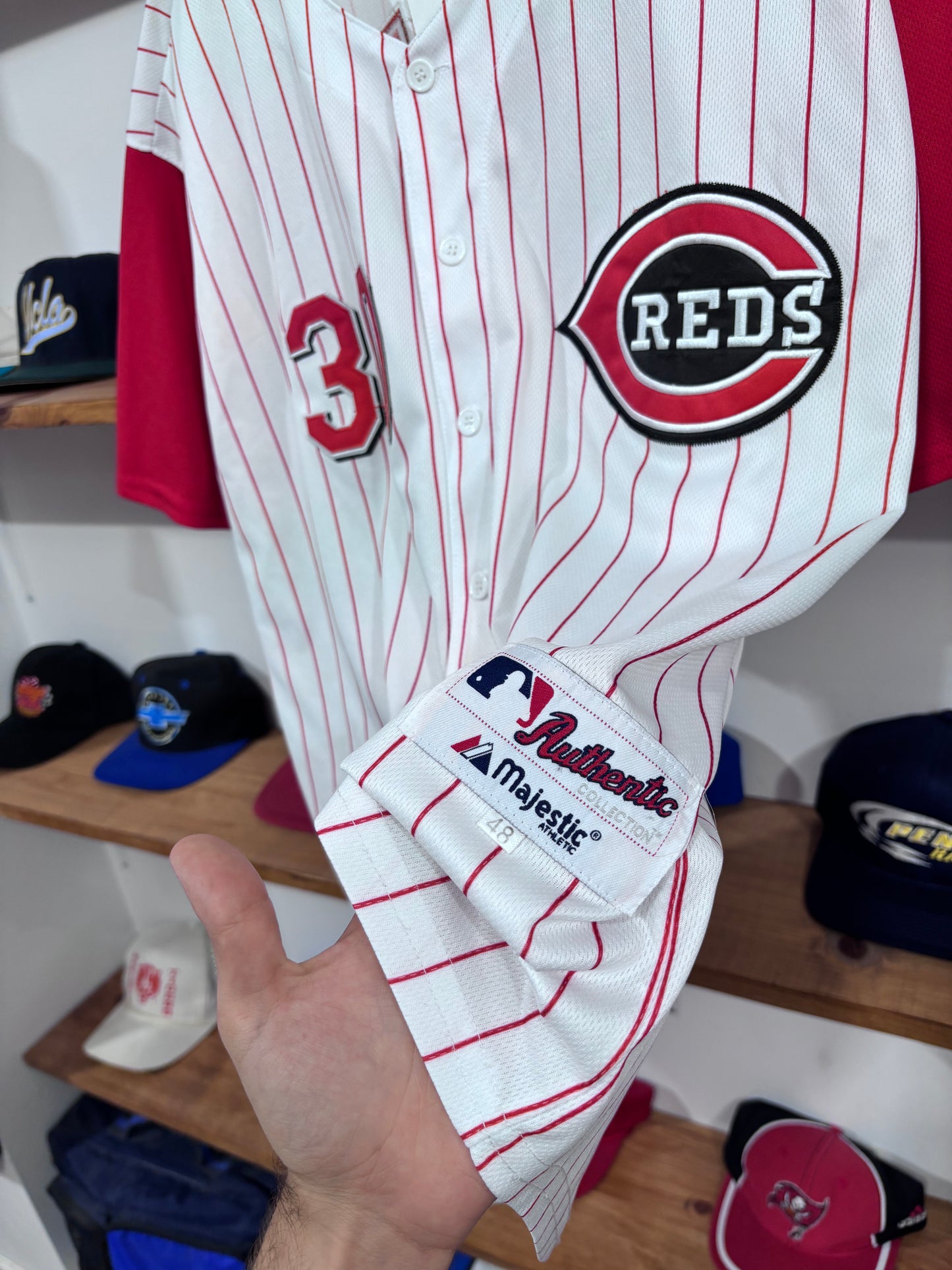 Vintage Ken Griffey Jr Cincinnati Reds Jersey
