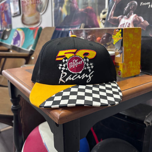 Vintage Dr Pepper Racing Hat