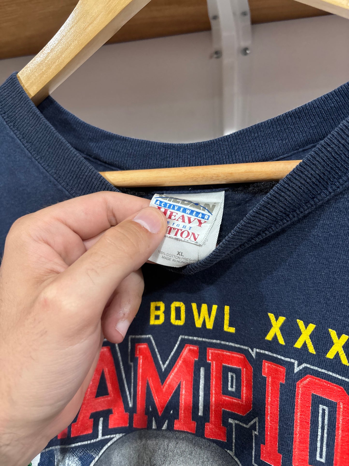 Vintage New England Patriots Super Bowl Tee