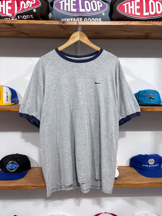 Vintage Nike Navy Ringer Tee