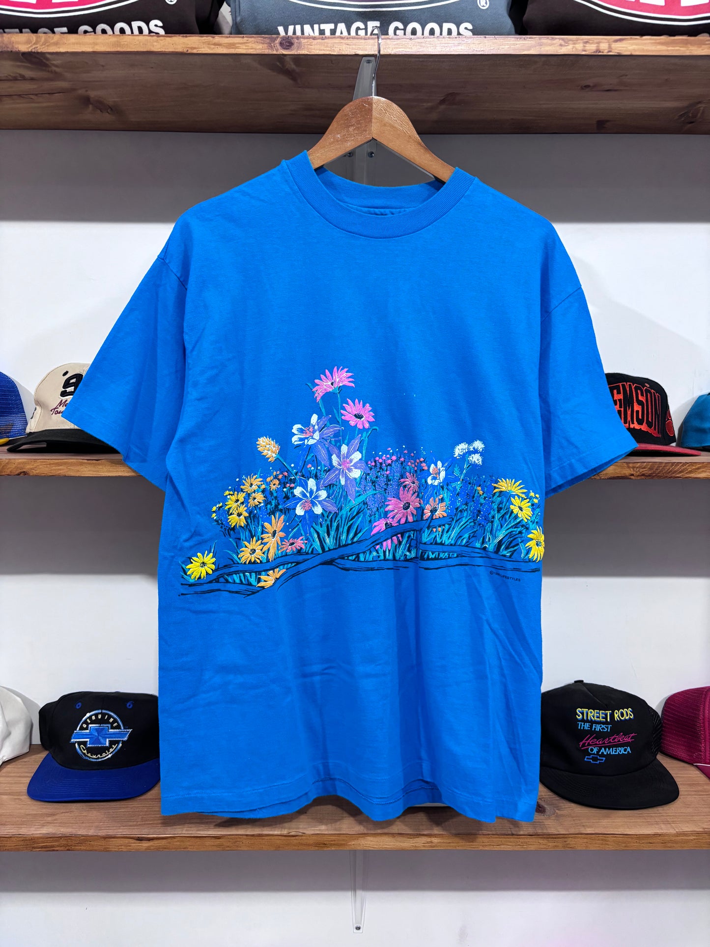 Vintage Nature Puff Print Tee