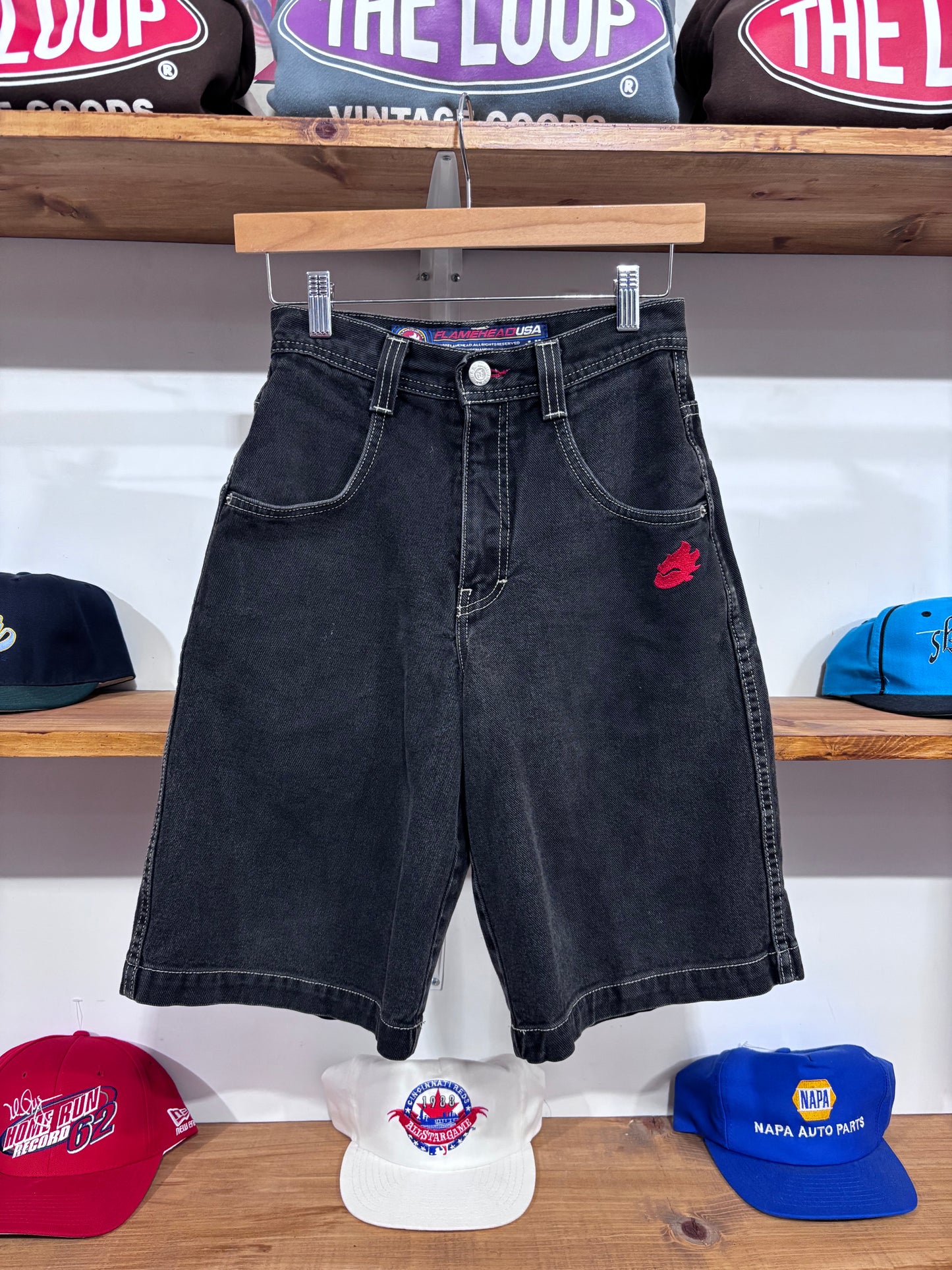 Vintage Flamehead USA Jean Shorts