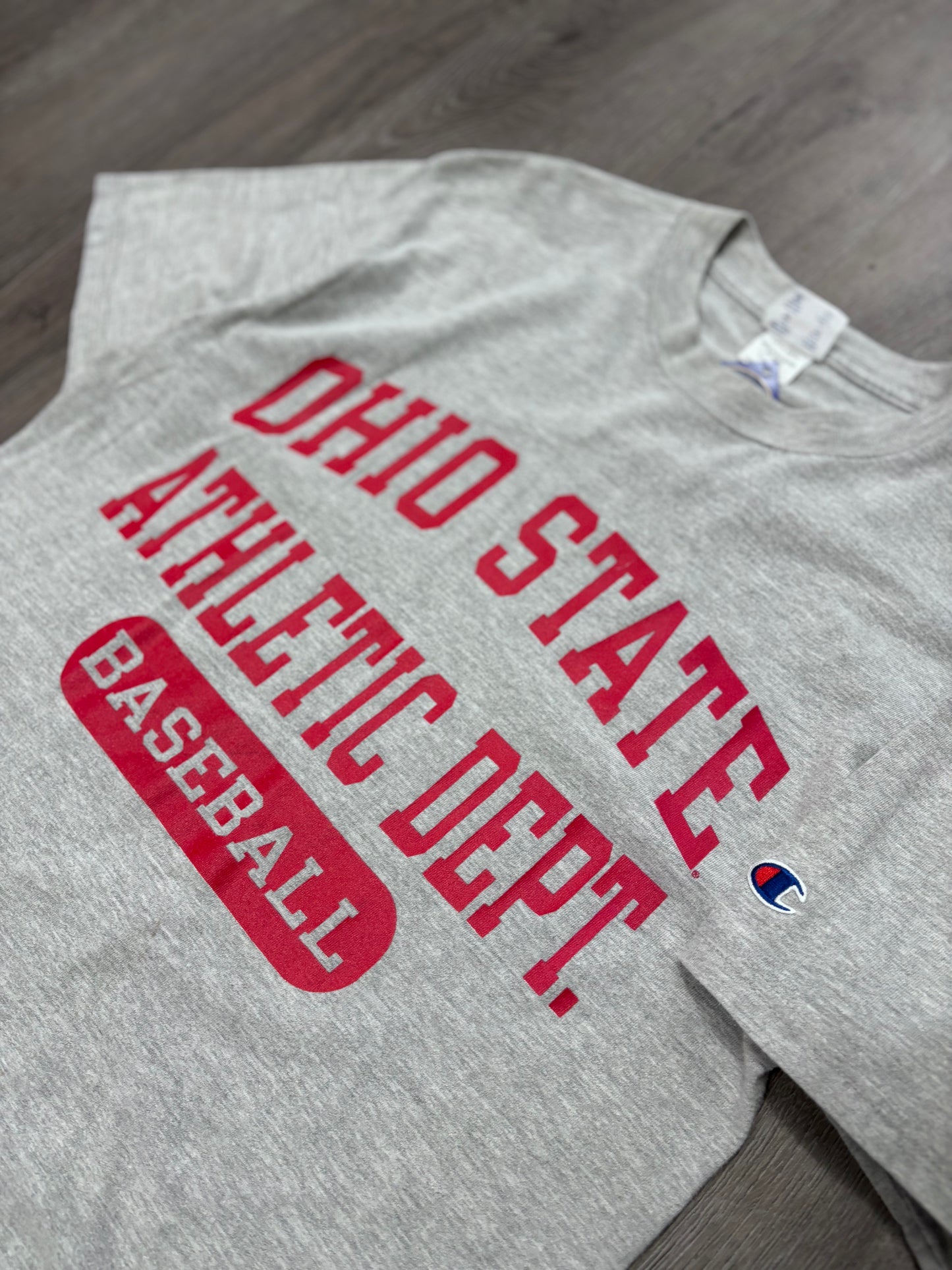 Vintage Ohio State Champion Athletic Dept. Baseball Tee