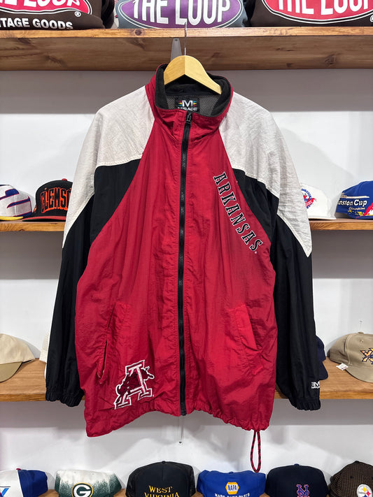 Vintage Arkansas Razorbacks Windbreaker Jacket