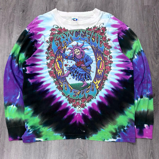 Vintage Grateful Dead Long Sleeve Tie Dye Tee