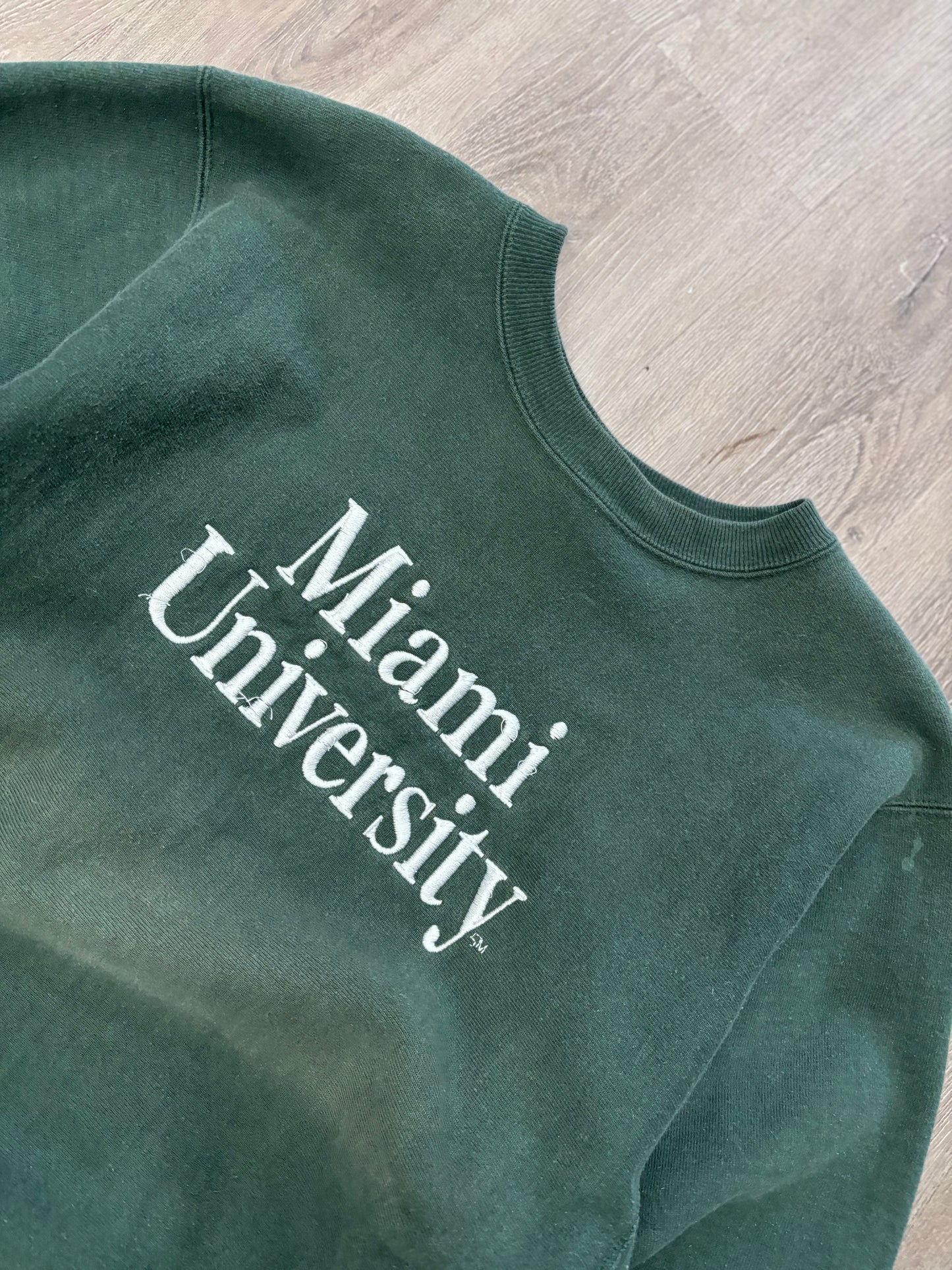 Vintage Miami University Reverse Weave Champion Crewneck