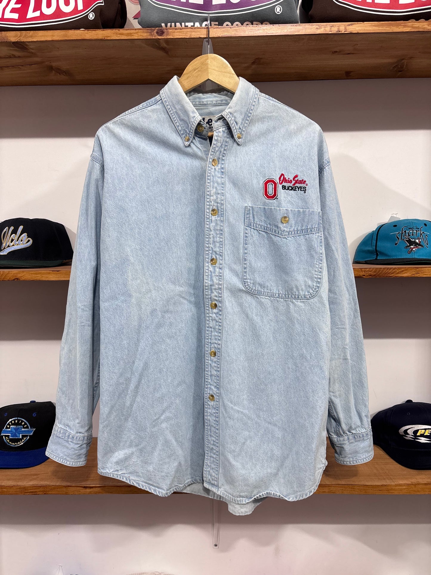 Vintage Ohio State Button Up Jacket