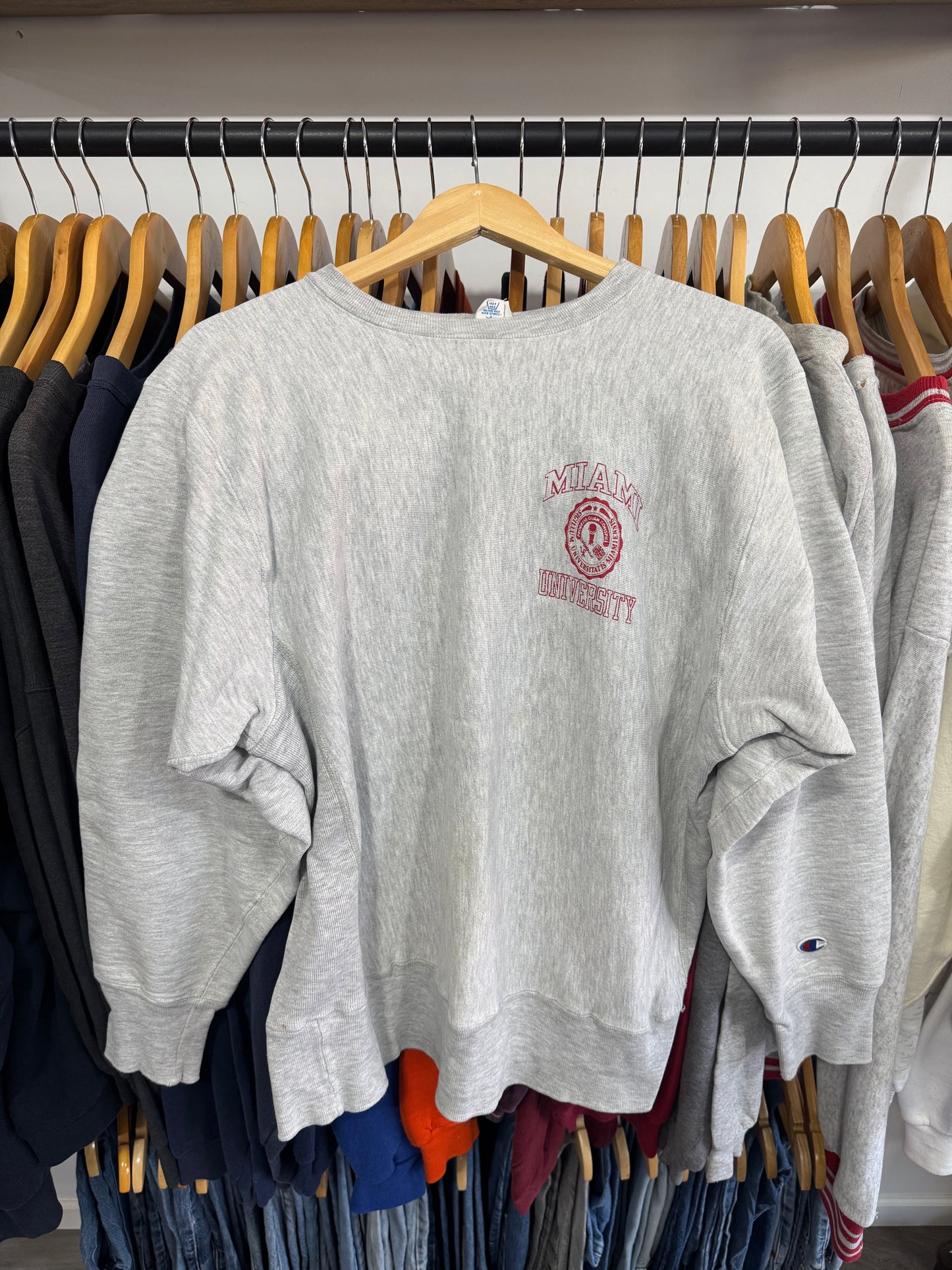 Vintage Miami Reverse Weave Crew