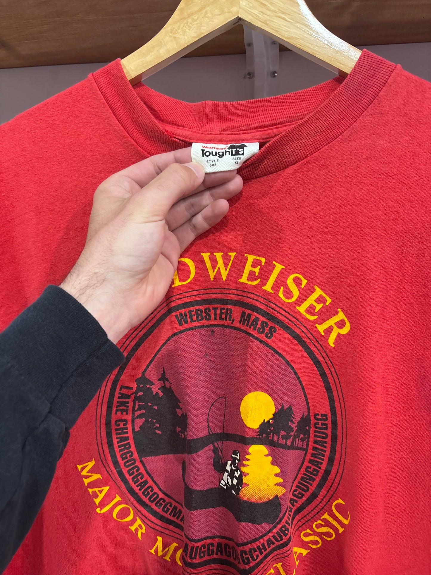 Vintage Budweiser Fishing Tee