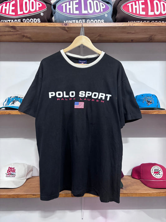 Vintage Polo Sport Spellout Tee