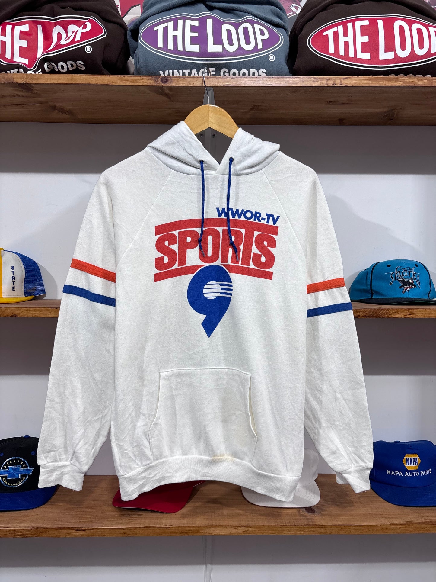 Vintage WWOR-TV Sports Channel 9 Hoodie