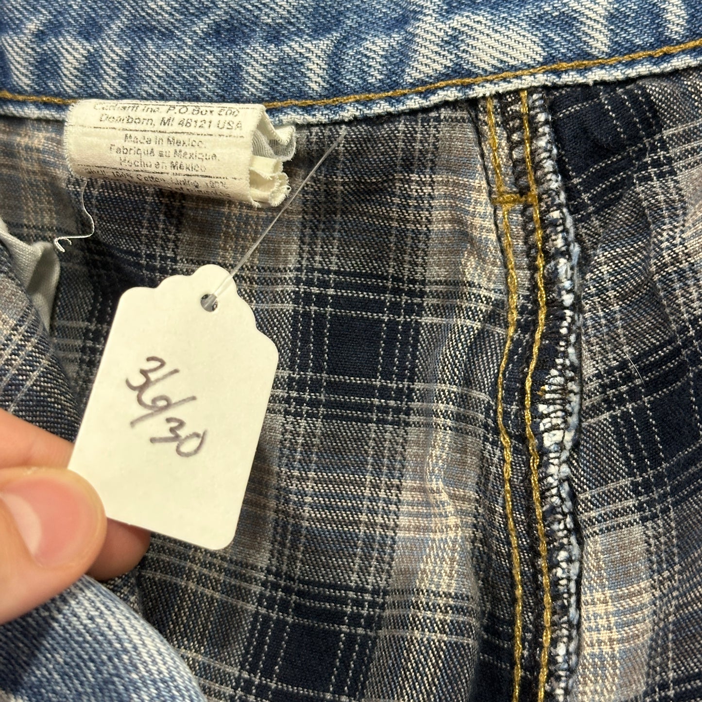 Vintage Carhartt Blanket Lined Blue Jeans