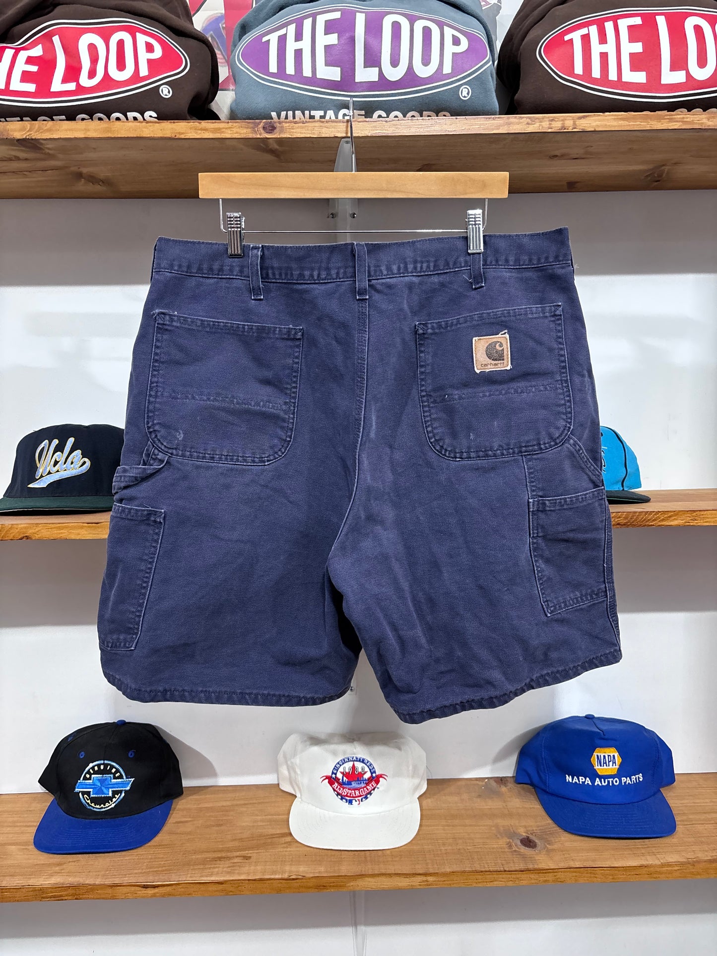 Vintage Carhartt Navy Carpenter Shorts