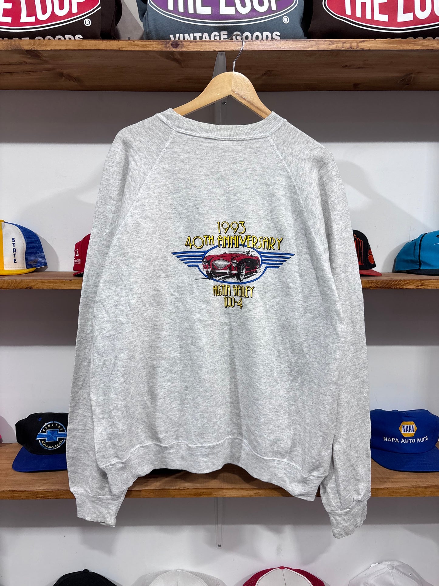 Vintage Healey Week Shore Cliff Crewneck