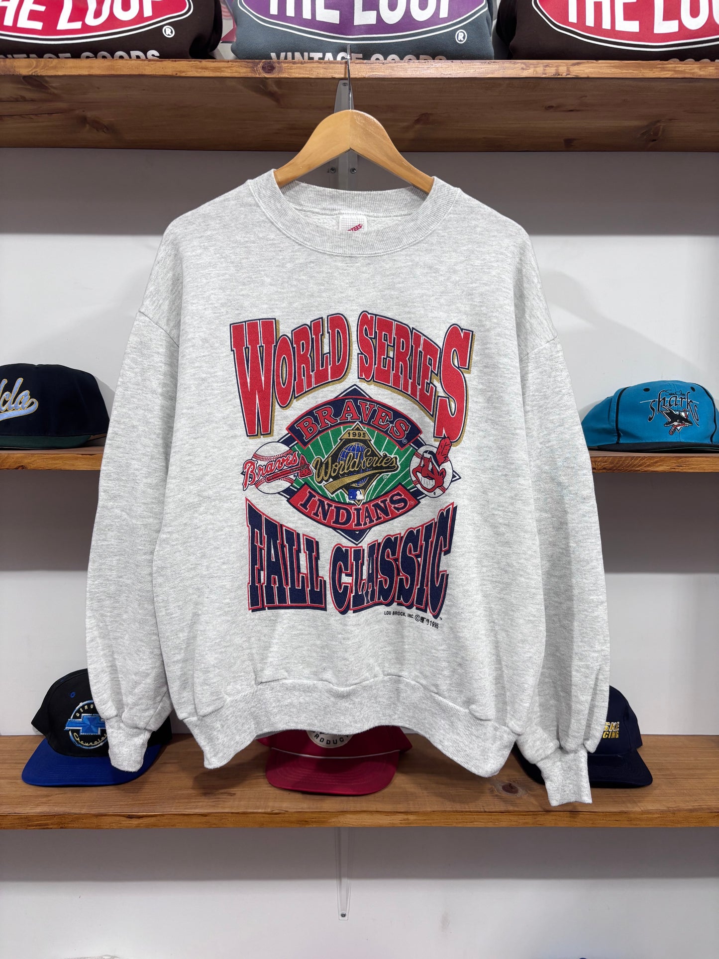 Vintage Cleveland Indians vs Atlanta Braves Crewneck