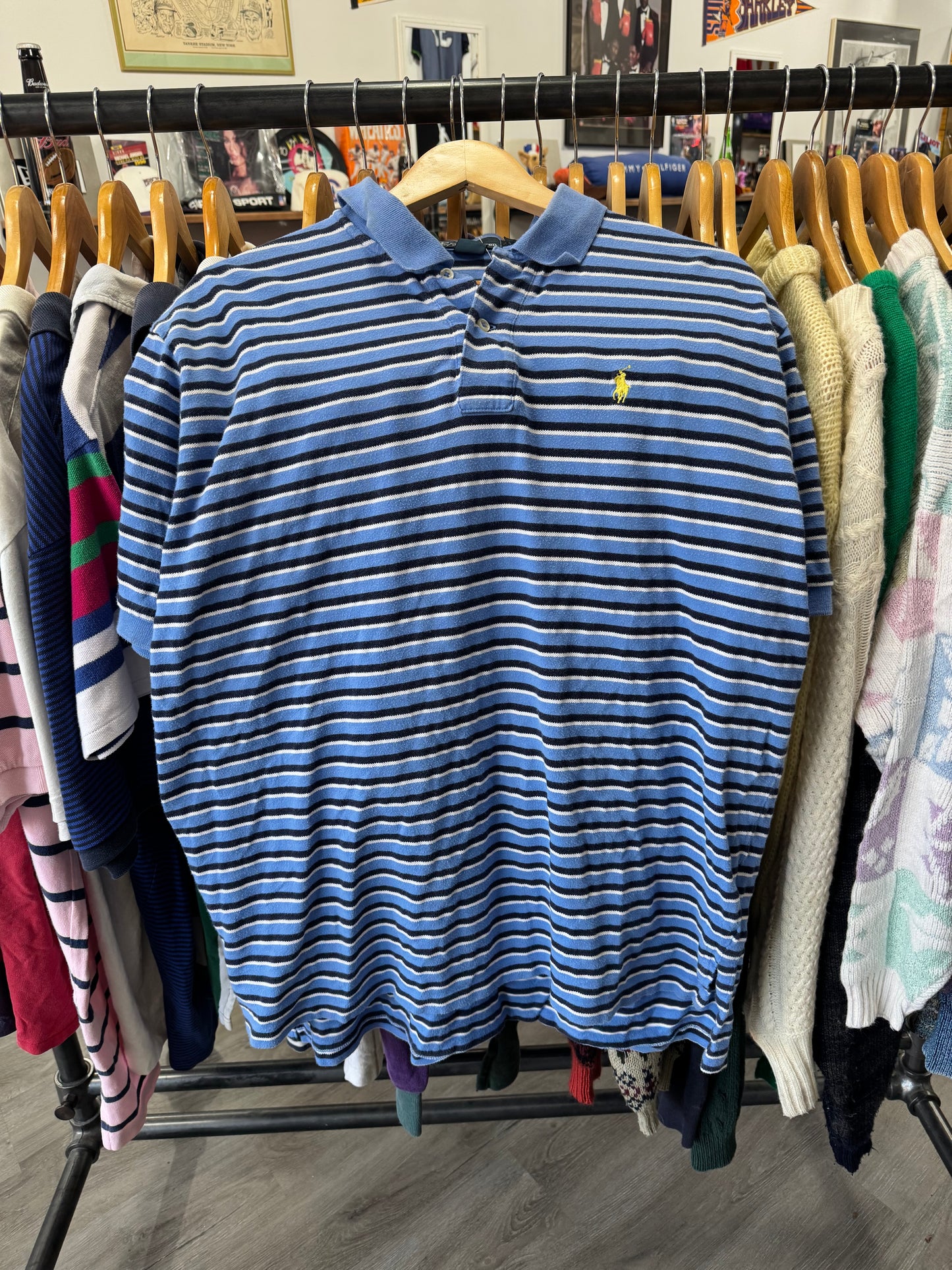 Vintage Striped Ralph Polo