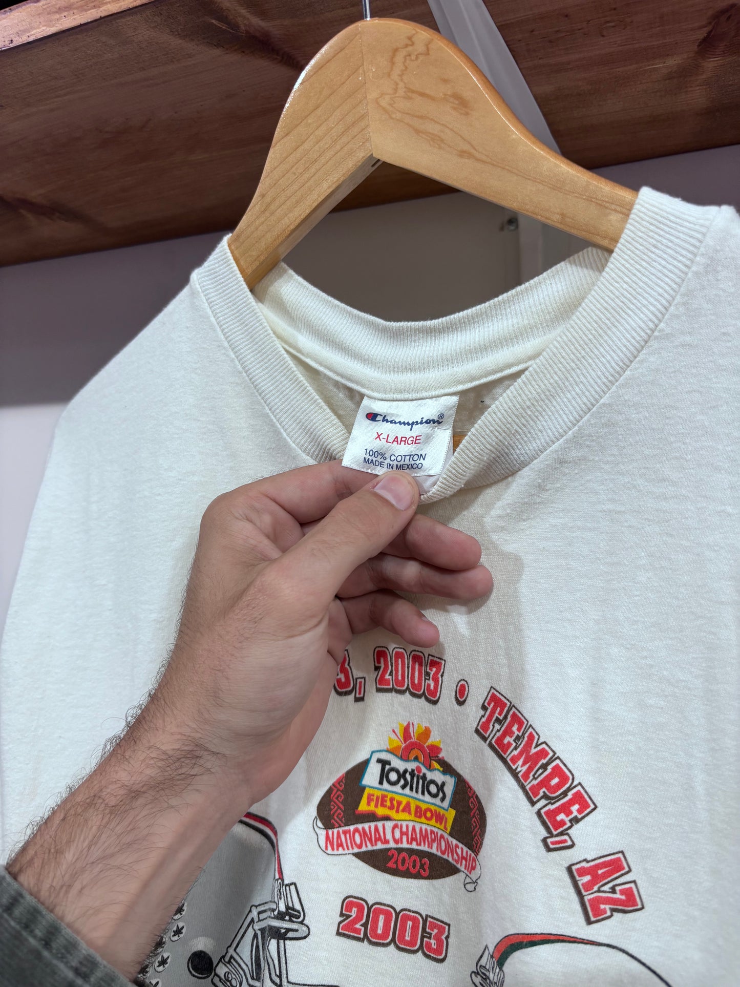 Vintage Ohio State Miami Hurricanes Tee