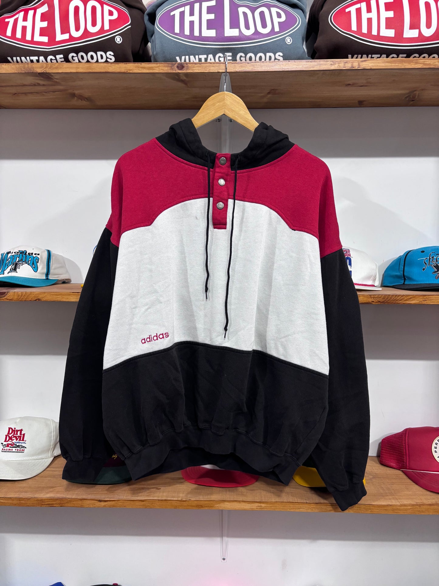 Vintage Adidas Hoodie Fleece