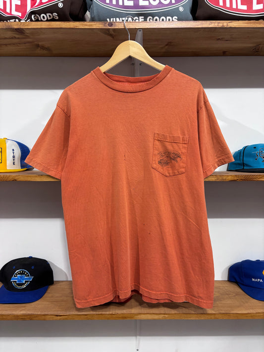 Vintage Harley Davidson Eagle Pocket Tee