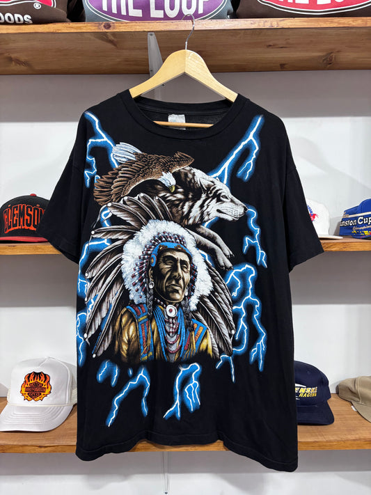 Vintage American Thunder AOP Tee