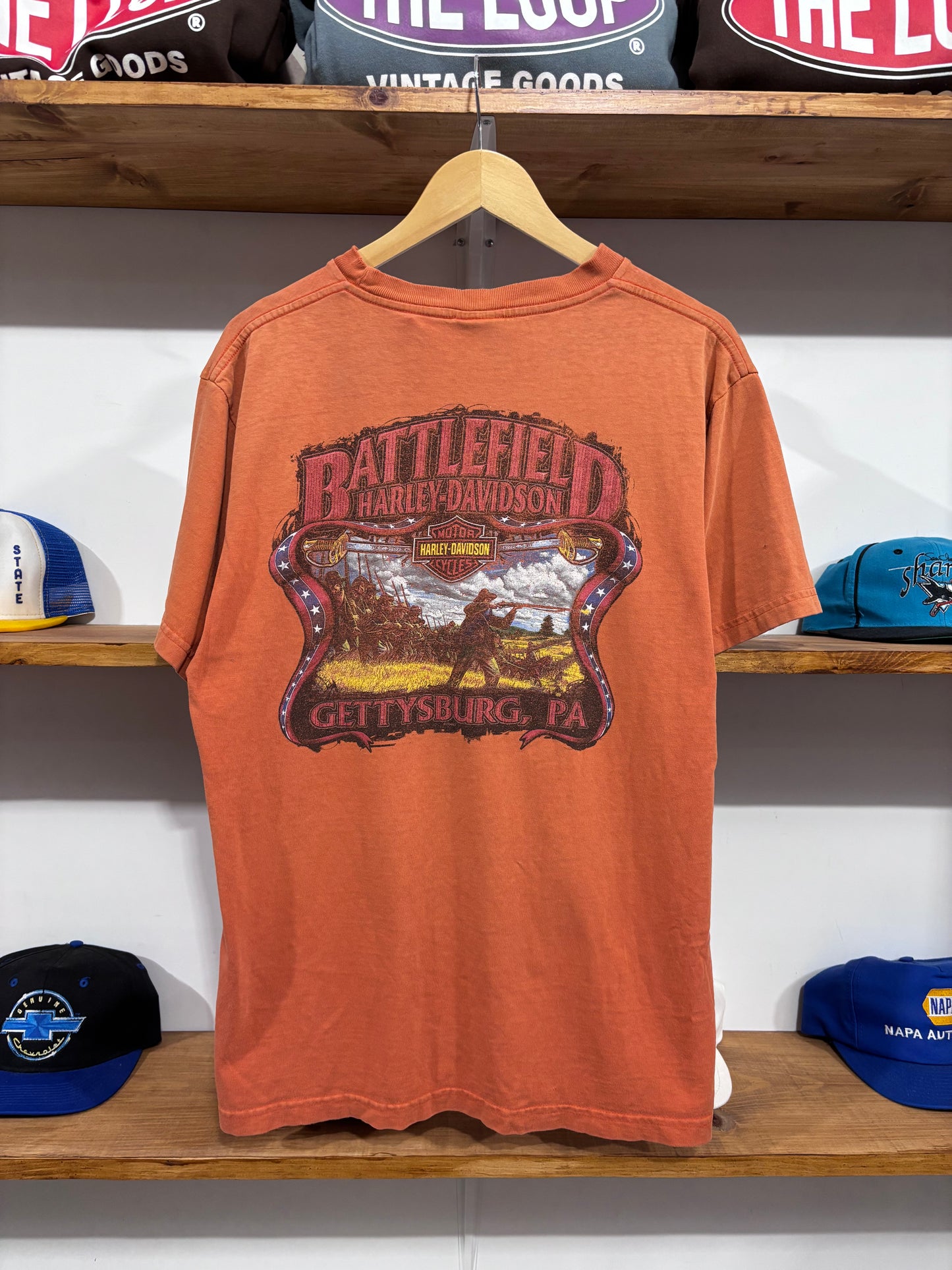 Vintage Harley Davidson Eagle Pocket Tee