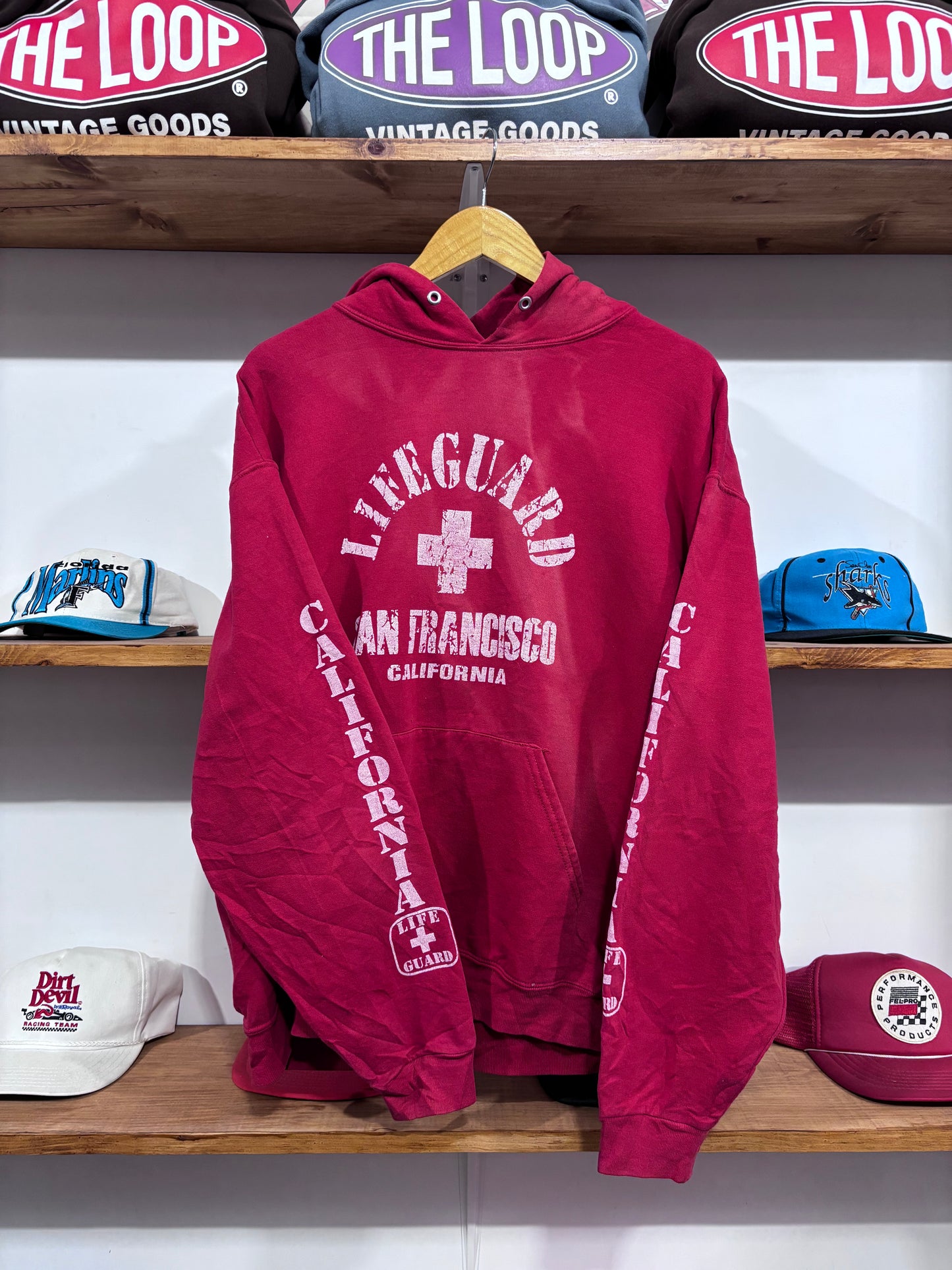 Vintage Lifeguard California Faded Hoodie