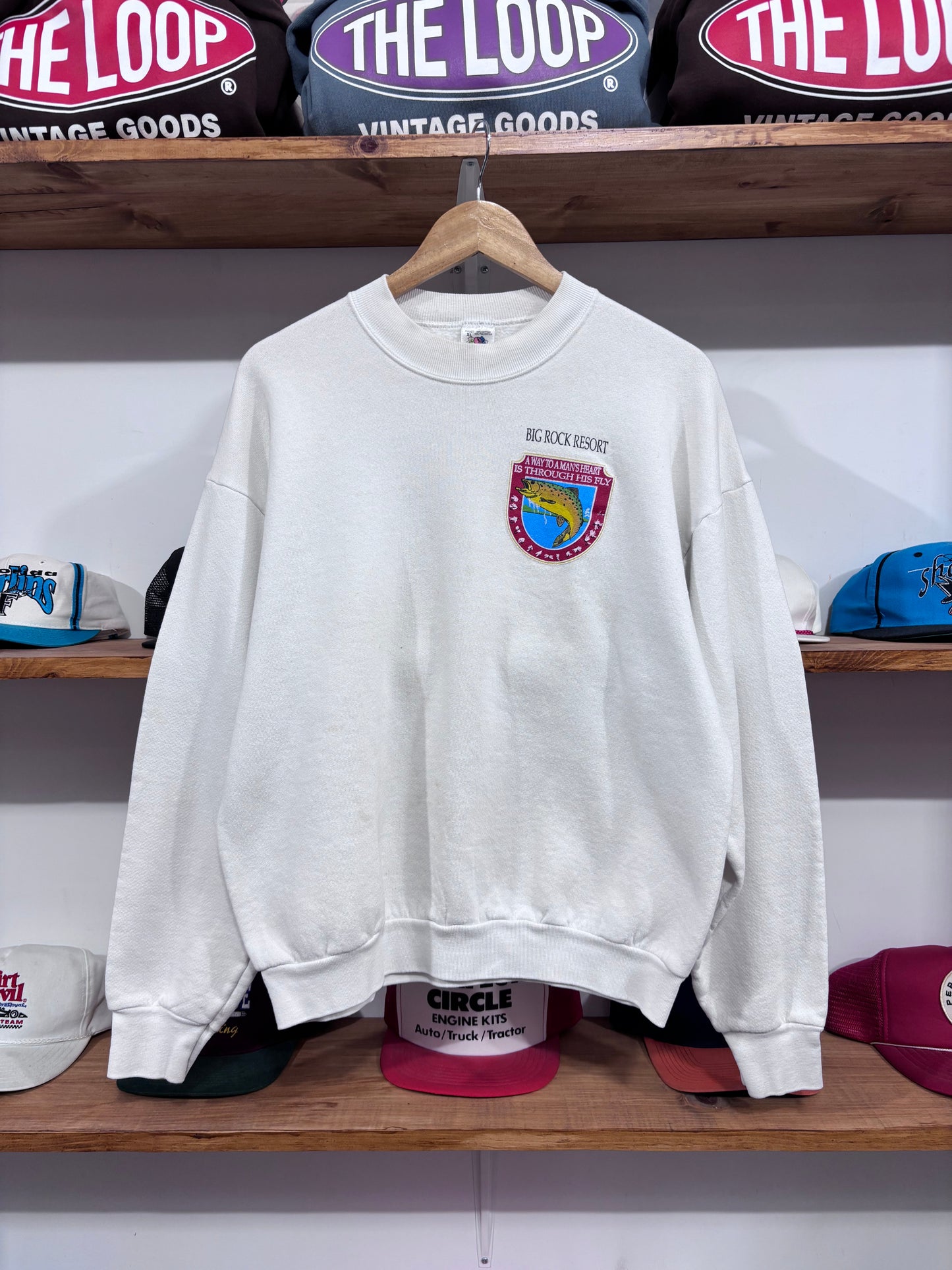 Vintage June Lake Fishing Crewneck