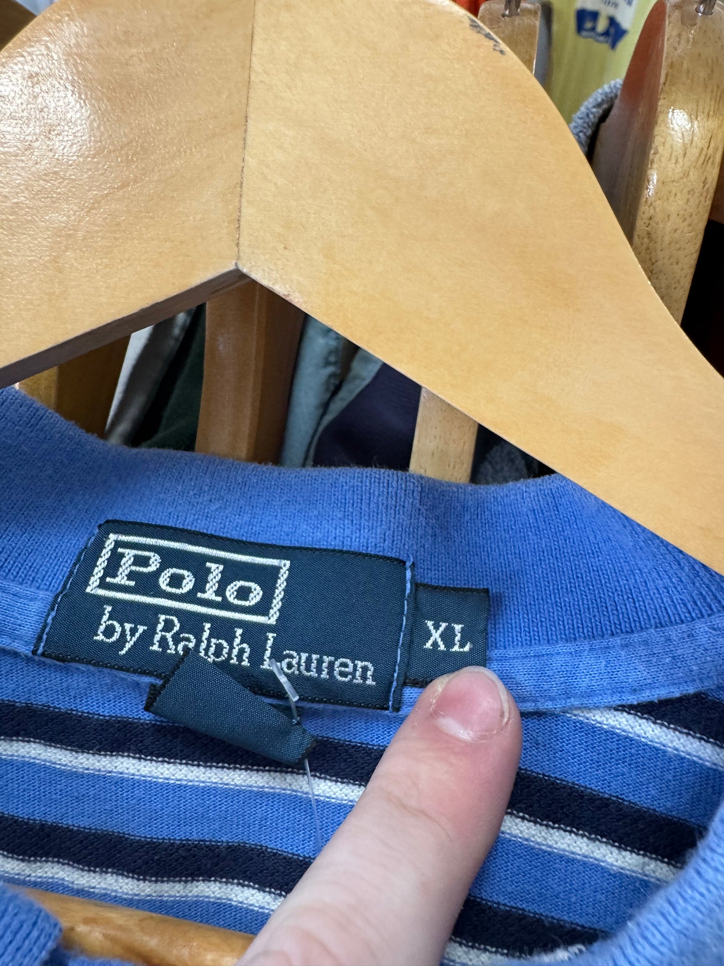 Vintage Striped Ralph Polo