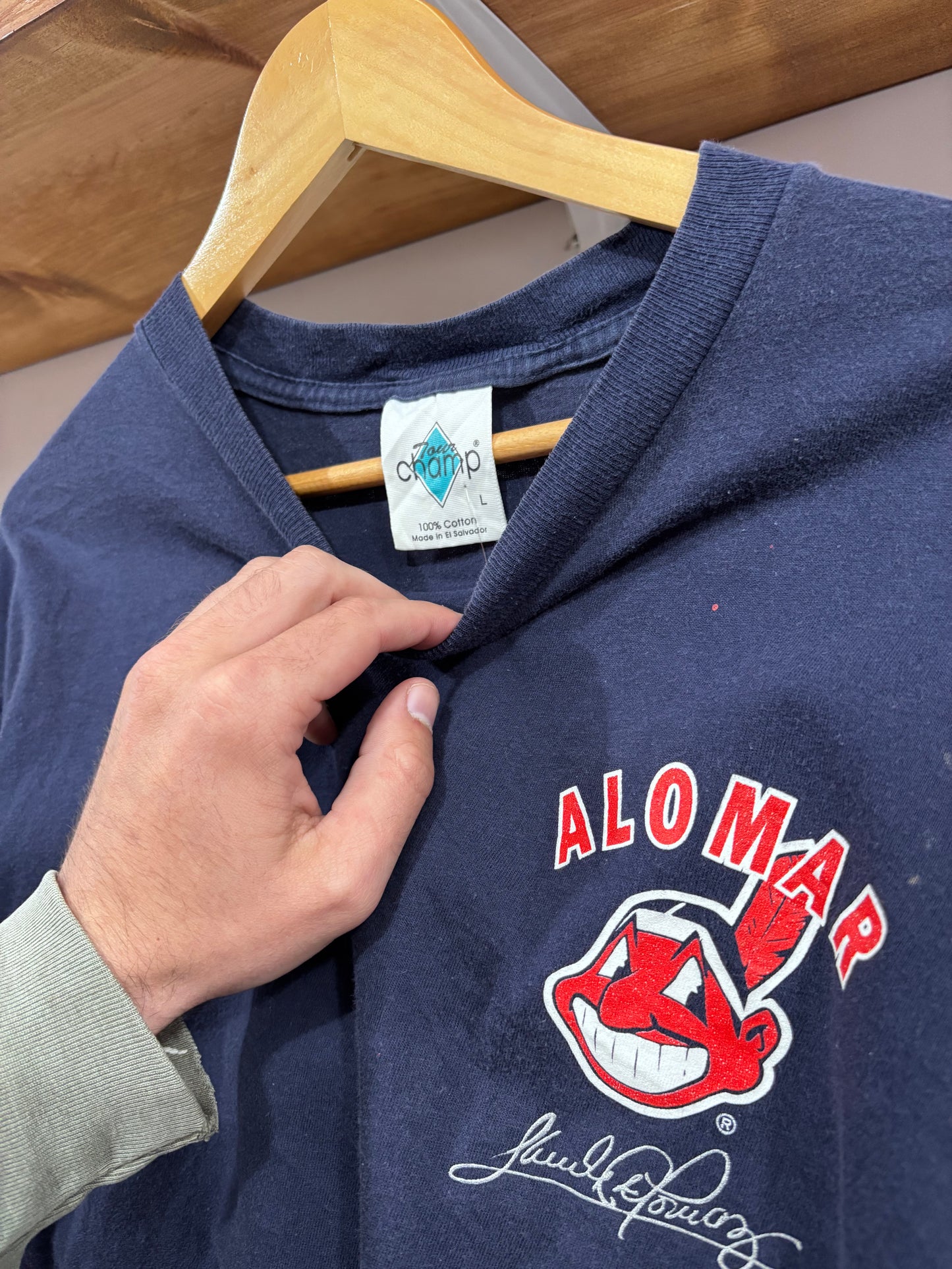 Vintage Cleveland Indians Roberto Alomar Tee