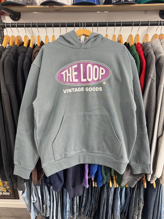 Vintage Washed Blue Hoodie