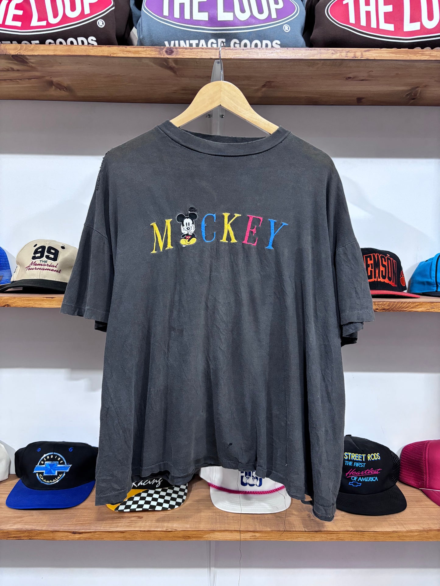 Vintage Mickey Mouse Distressed Tee
