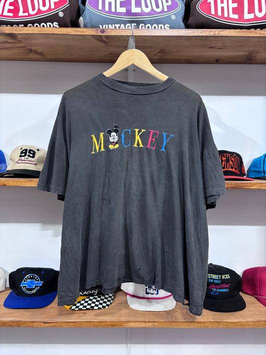 Vintage Mickey Mouse Distressed Tee