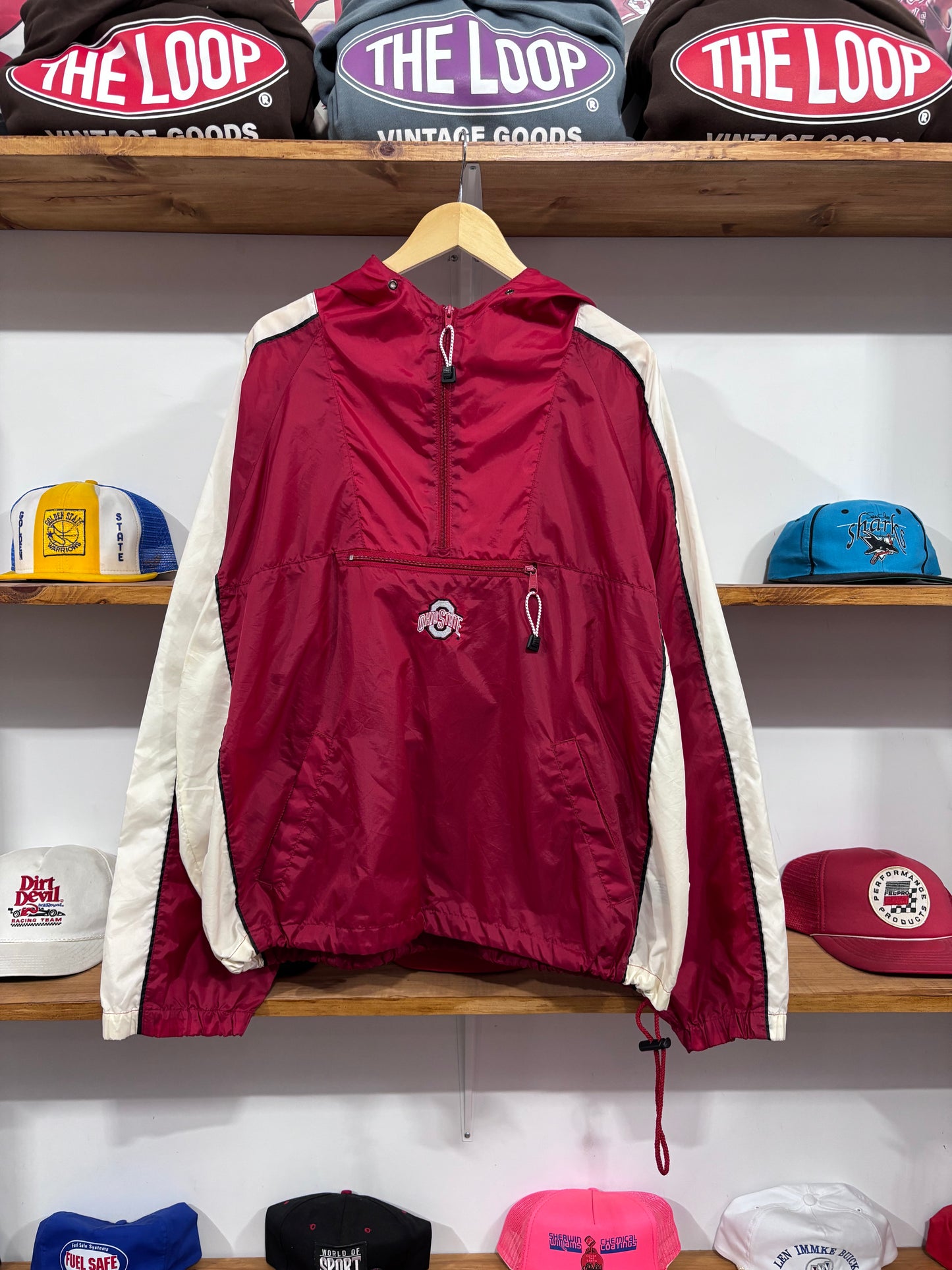 Vintage Ohio State Pullover Windbreaker