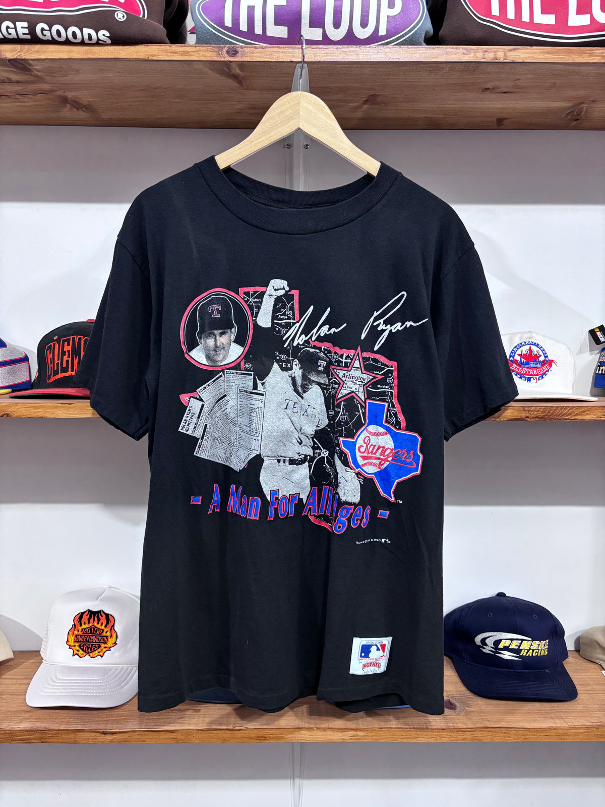 Vintage Nolan Ryan Texas Rangers Tee
