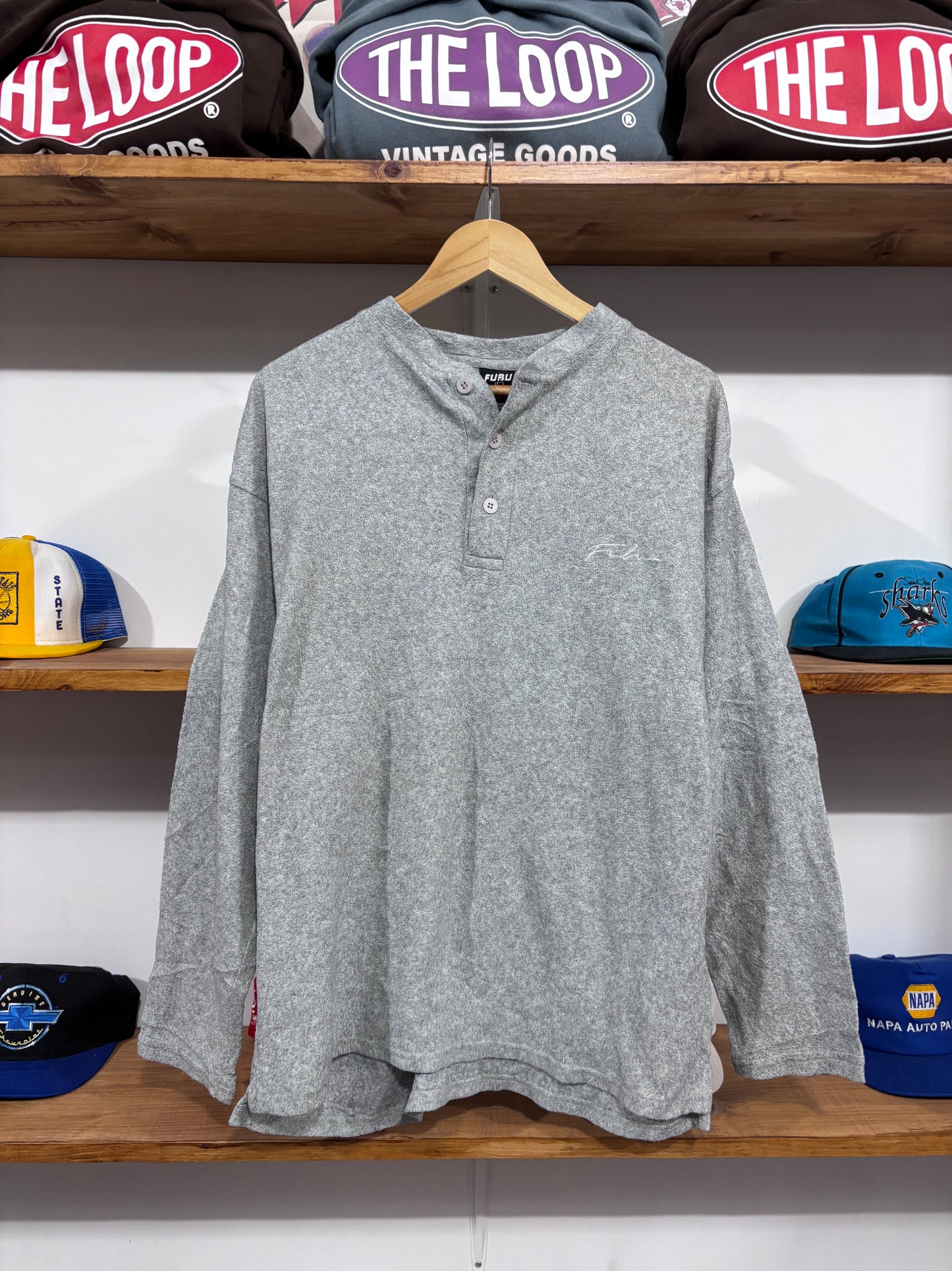 Vintage Fubu Gray Long Sleeve