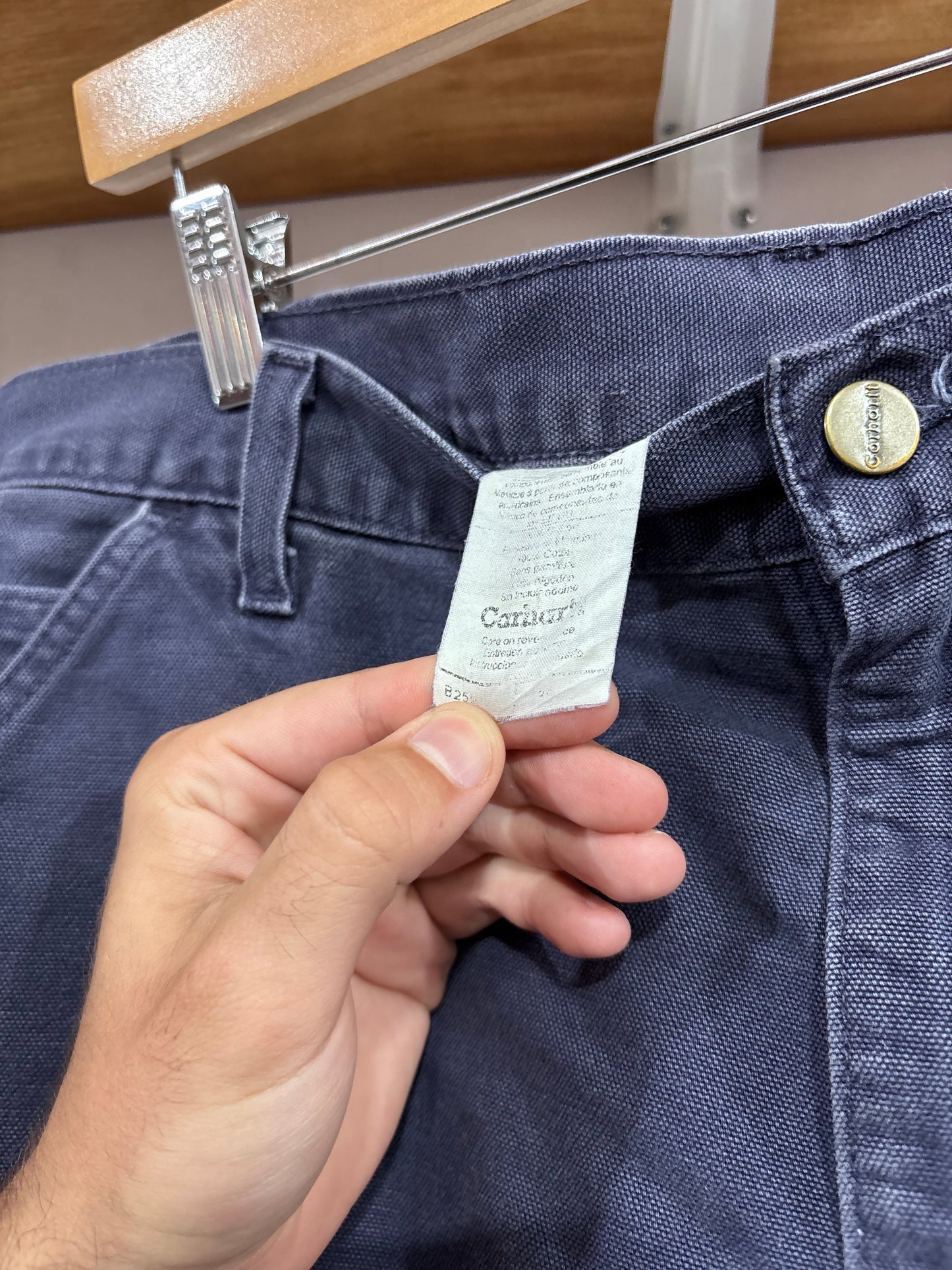 Vintage Carhartt Navy Carpenter Shorts