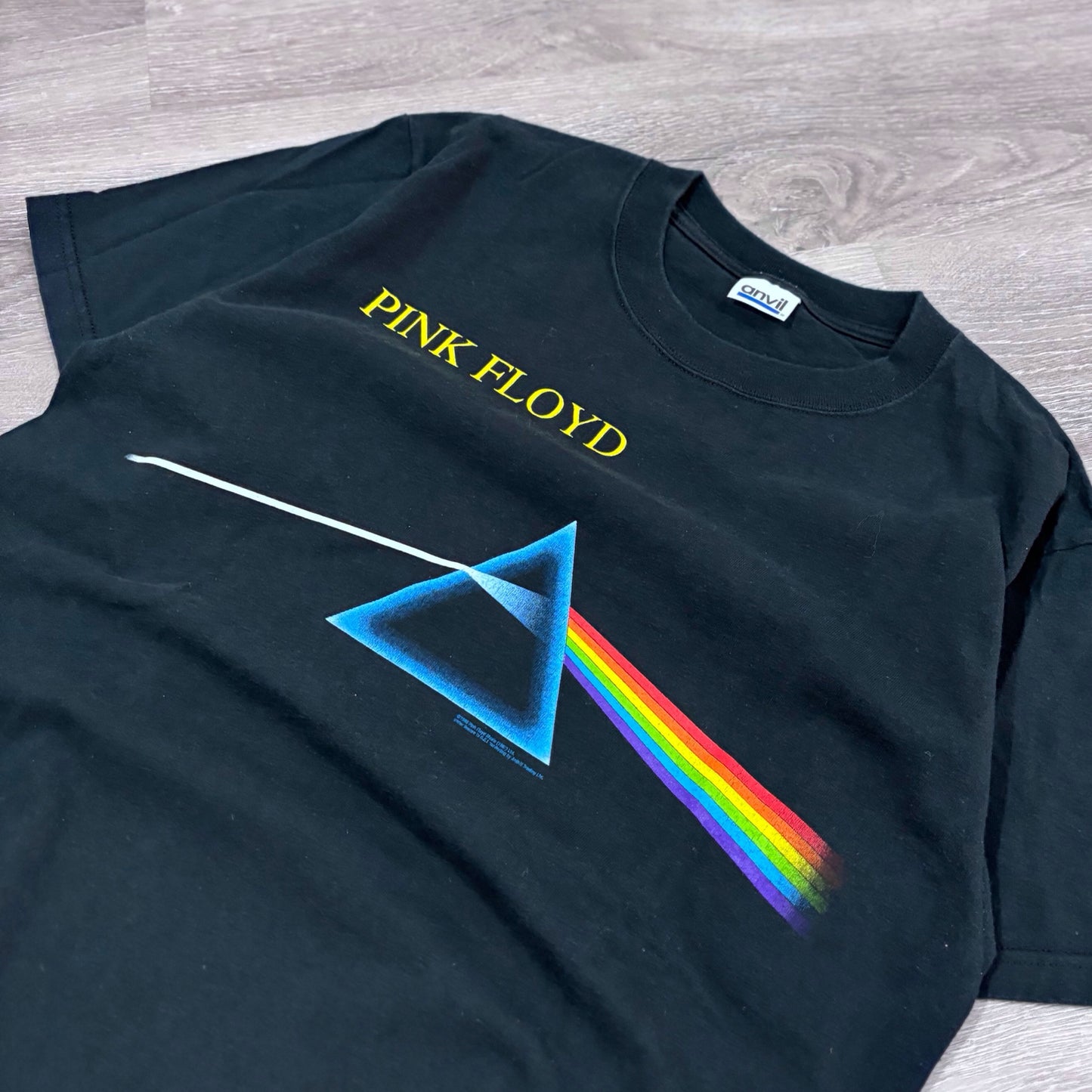 Vintage Pink Floyd Dark Side Of The Moon Album Tee