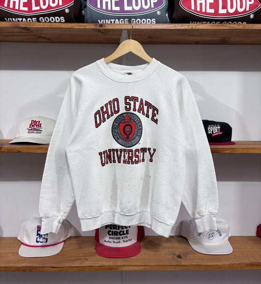 Vintage Ohio State White Crewneck