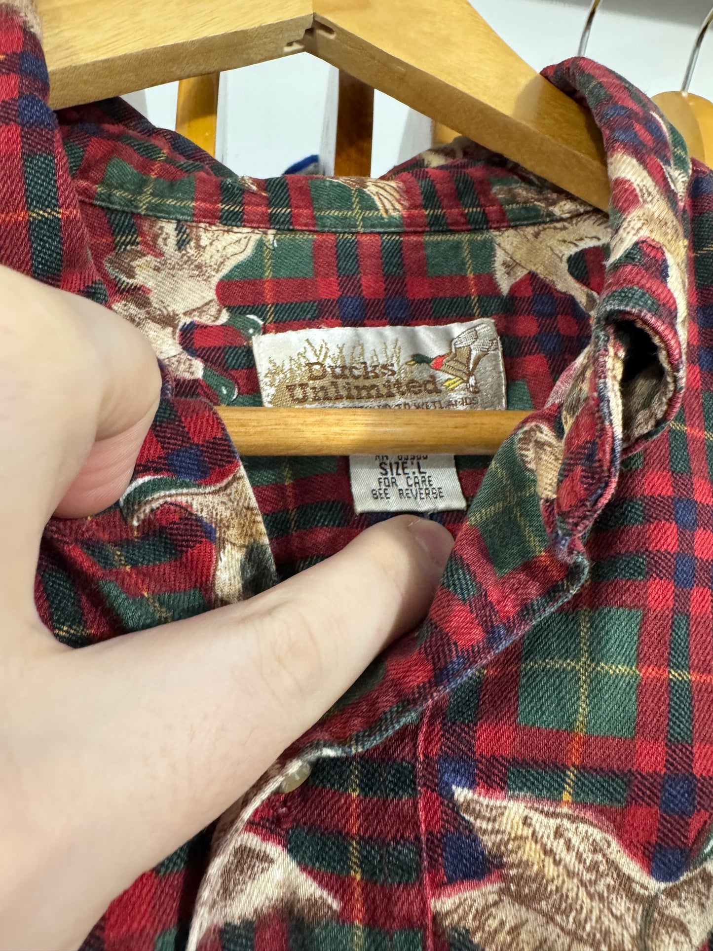 Vintage Ducks Unlimited Flannel