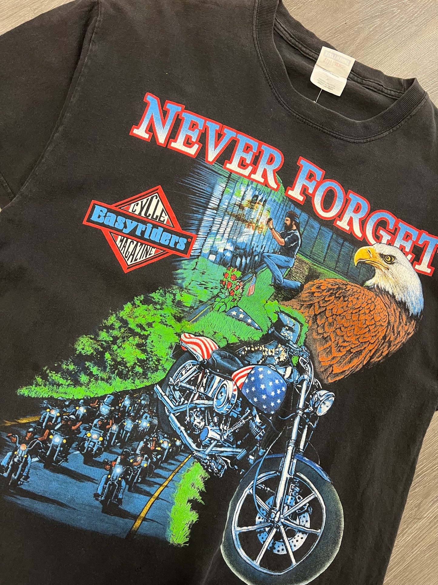 Vintage Never Forget Easyriders Cycle Tee