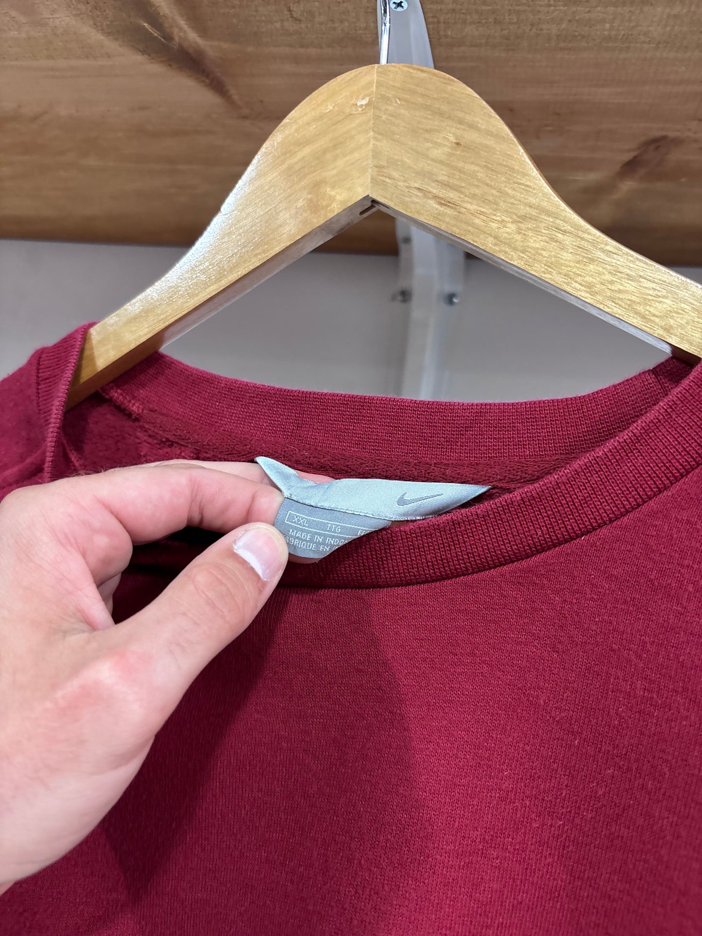 Vintage Nike Maroon Crewneck
